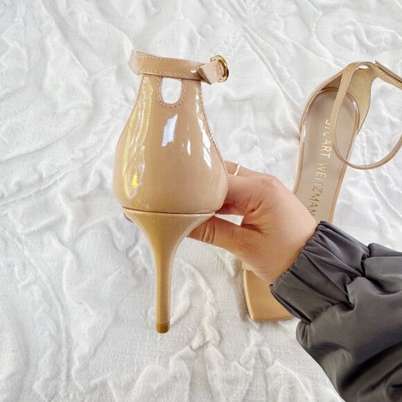 Stuart Weitzman Nudistcurve 100 High Heel Sandals - Picture 8 of 10